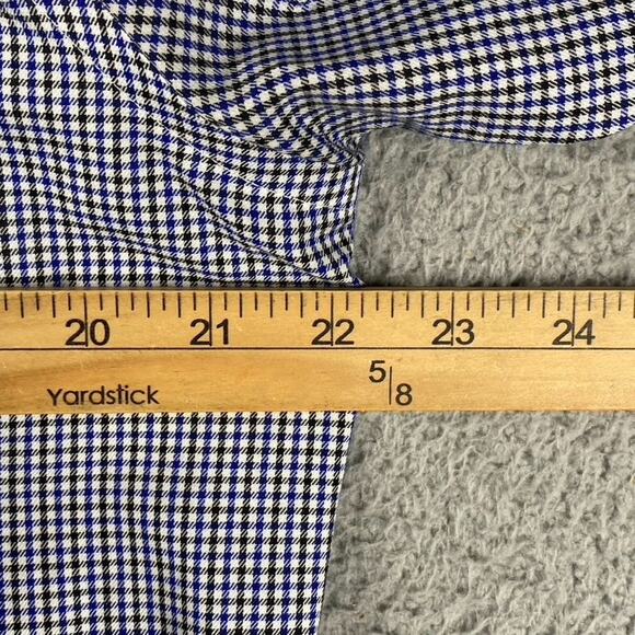 Lauren Ralph Lauren Button Down Shirt Men's 15 32/33 Medium Houndstooth - Picture 2 of 5
